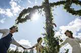 Mittsommerfest in Schwedisch Lappland