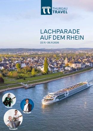 Lachparade auf dem Rhein